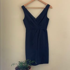 J Crew Navy v- neck dress